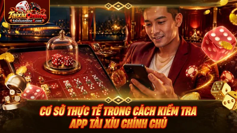 Cơ sở thực tế trong cách kiểm tra app Tài Xỉu chính chủ
