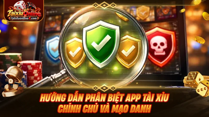 Hướng dẫn phân biệt app Tài Xỉu chính chủ và mạo danh