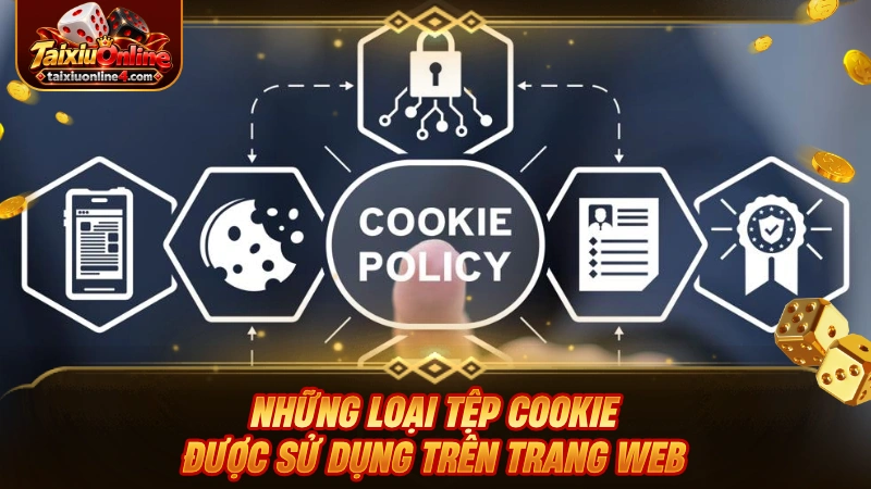 Những loại tệp cookie được sử dụng trên trang web