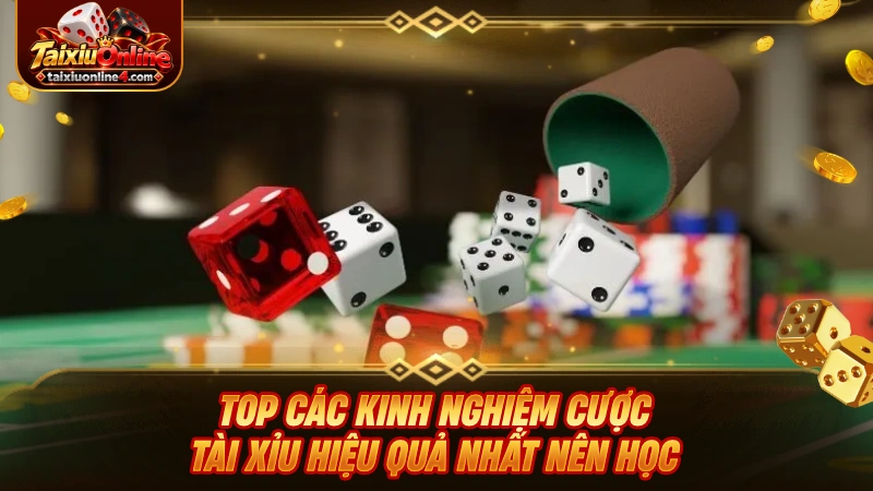 Top các kinh nghiệm cược Tài Xỉu hiệu quả nhất nên học